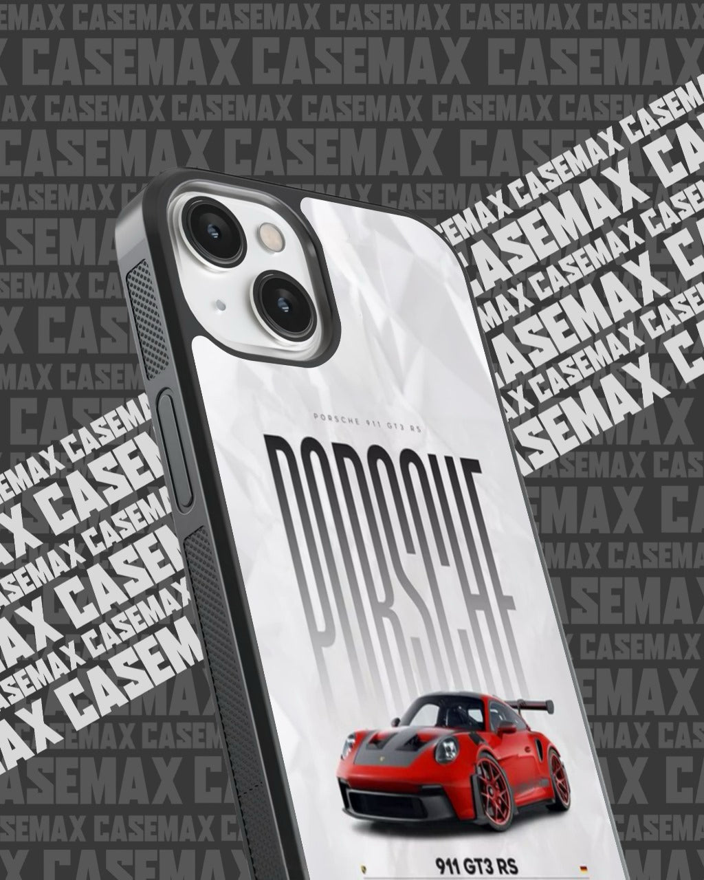 PORSCHE RACE RED METALLIC CASE