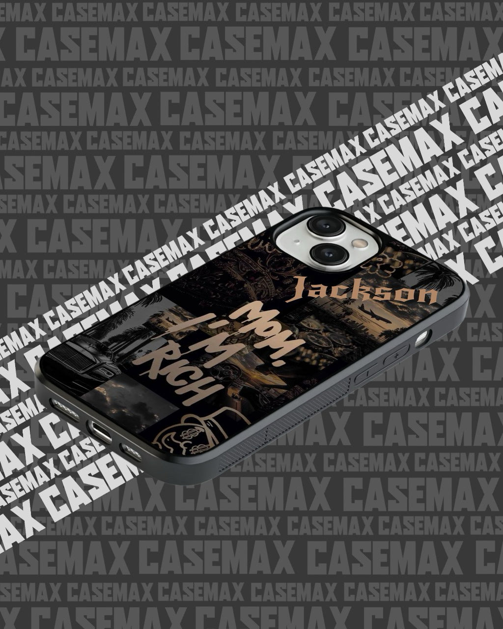 I'M RICH METALLIC CASE