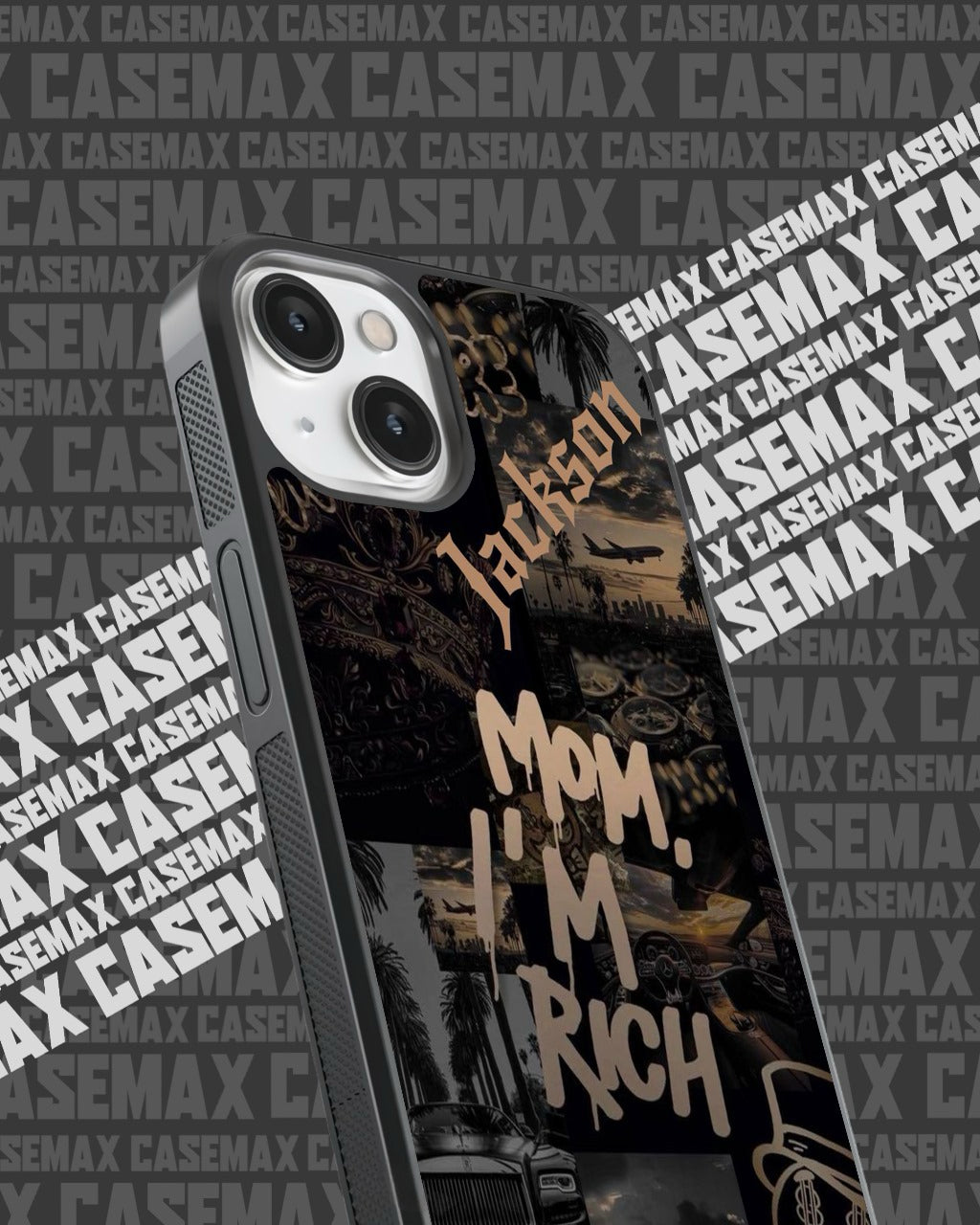 I'M RICH METALLIC CASE
