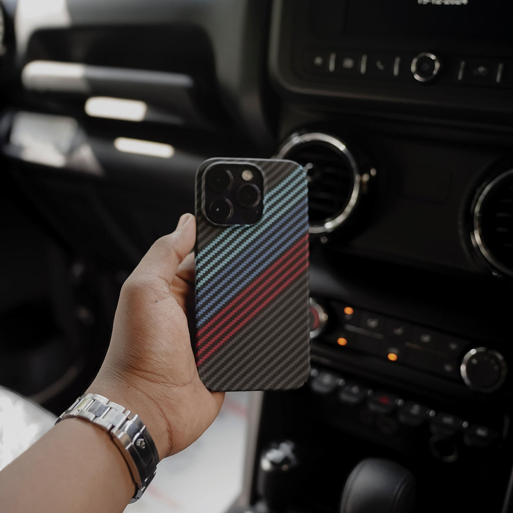 Woven Pattern Carbon Case