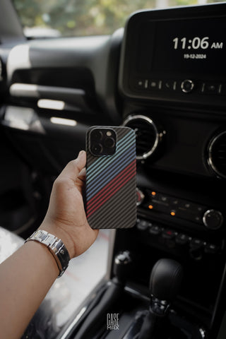 Woven Pattern Carbon Case