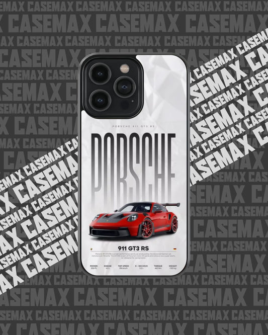PORSCHE RACE RED METALLIC CASE