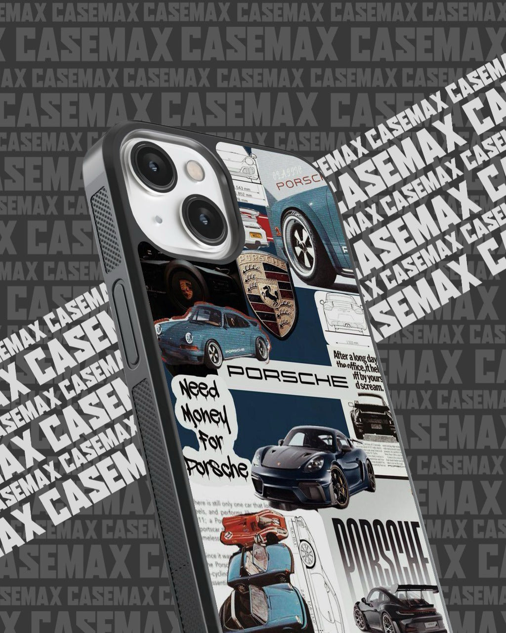 PORSCHE STREET ART METALLIC CASE