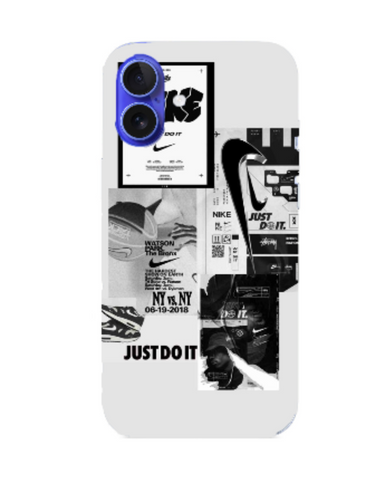 iPhone 16  Just Do It Aesthetic Printed CM Case