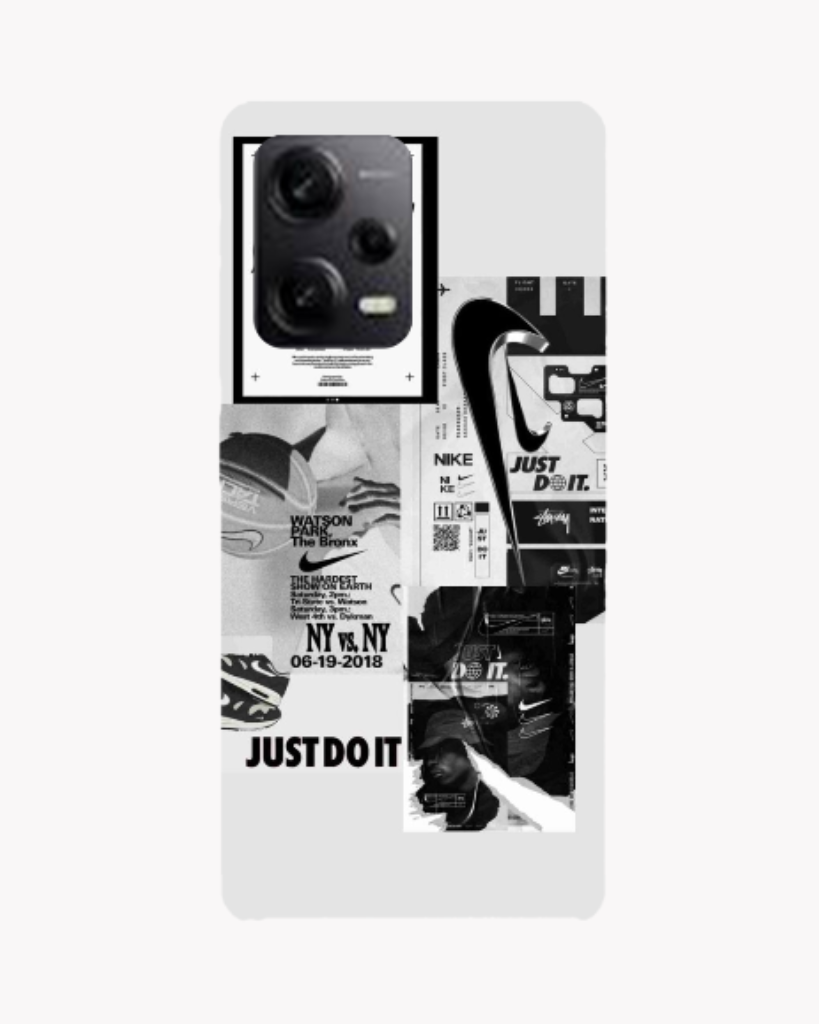 Redmi Note 12Pro Plus 5g Just Do It Aesthetic Printed CM Case