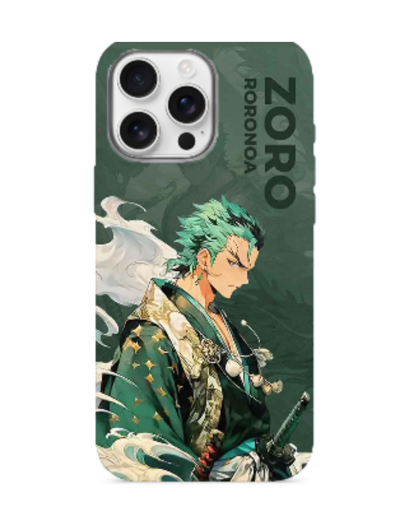 iPhone 16 Pro Zoro Anime Printed CM Case